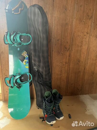 Сноуборд burton полный комплект