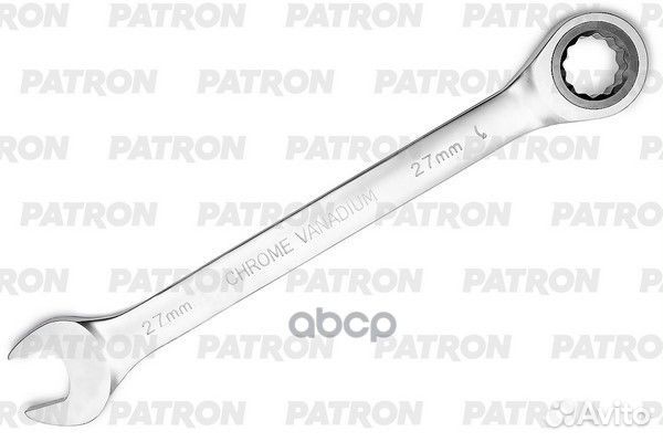 Ключ комбинированный трещоточный, 27 мм P-75727