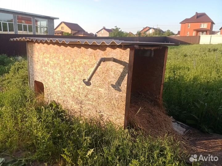 Будка для собаки с теплым полом б/у (самострой)