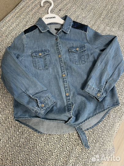 Джинсовая рубашка Kiabi