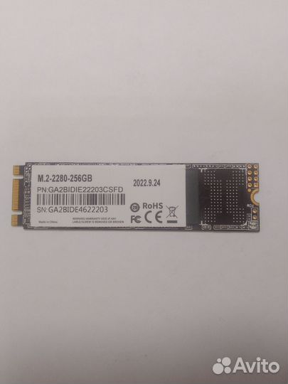 SSD M.2 2280 256gb