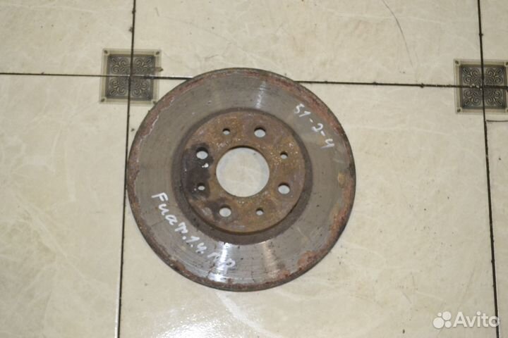 Тормозной диск передний fiat Albea