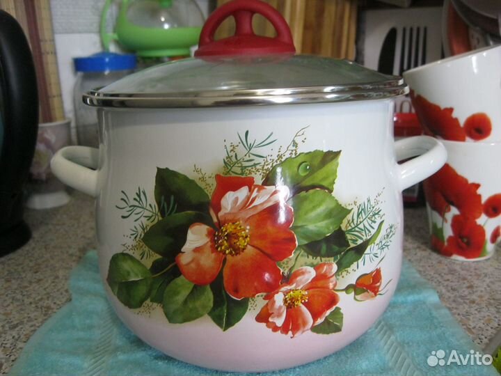 Кастрюли,кокотницы керамика, салатник стекло