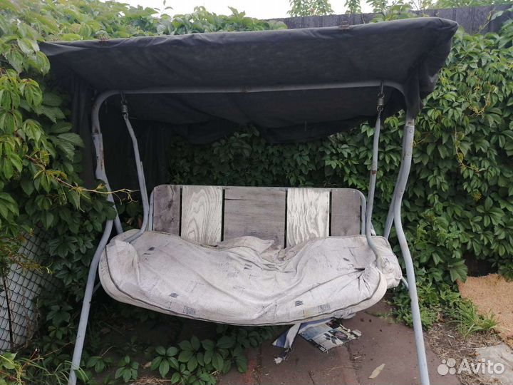 Садовые качели бу