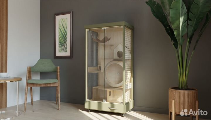 Витрина Клетка для шиншилл дегу грызунов хорька