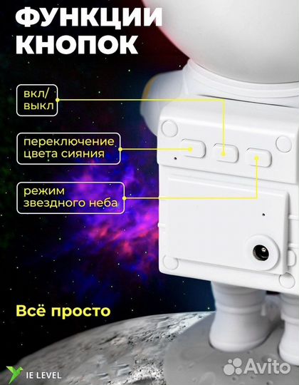 Ночник звездное небо