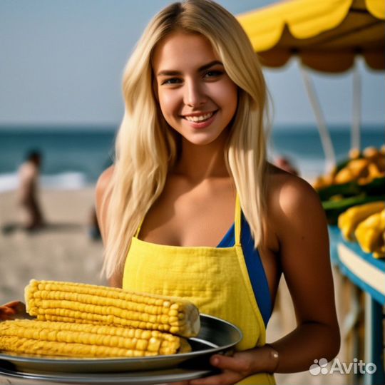 Продавец кукурзы и кваса