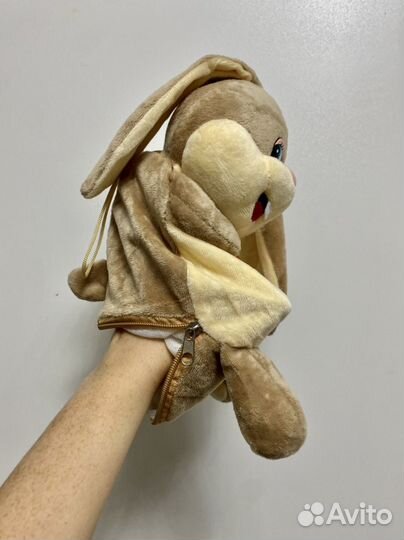 Заяц сумочка детская с карманом