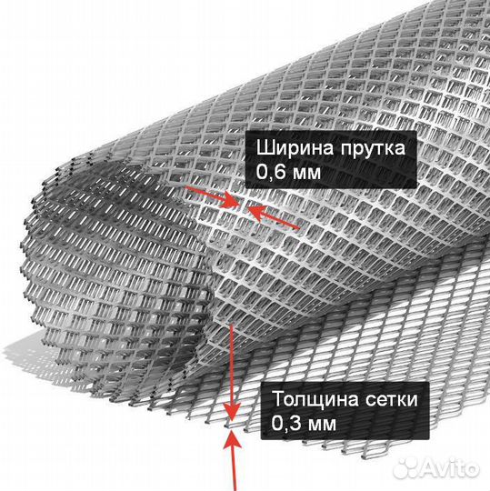 Сетка противоварроатозная 5 м/п (ячейка 3х3 мм, ши