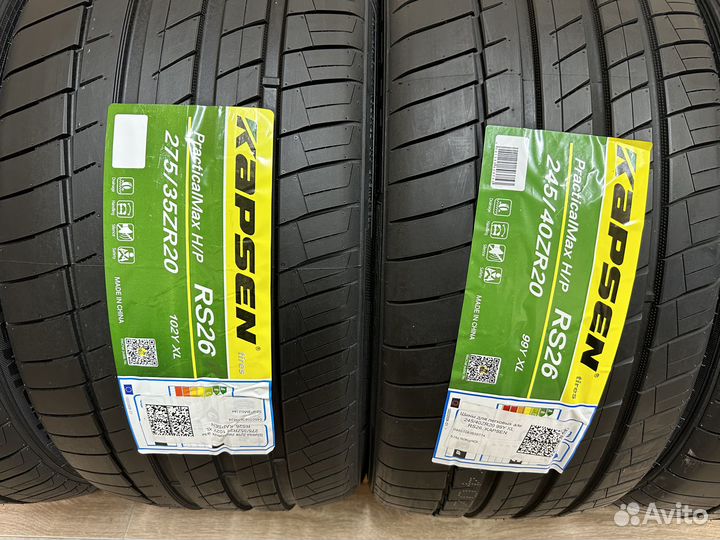 Kapsen RS26 Practical Max HP 245/40 R20 и 275/35 R20 102W
