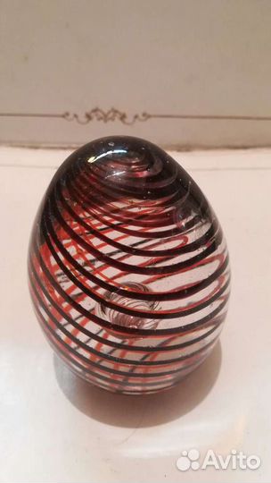 Настольный пресс для бумаги.Мурановское стекло