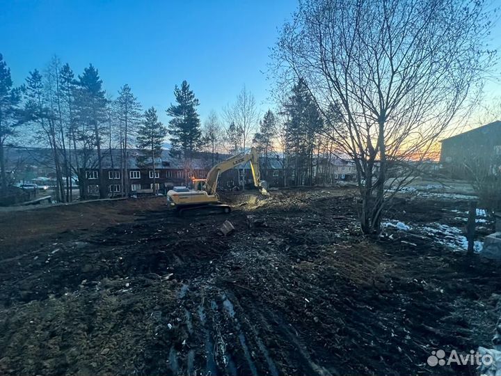 Услуги гусеничного экскаватора