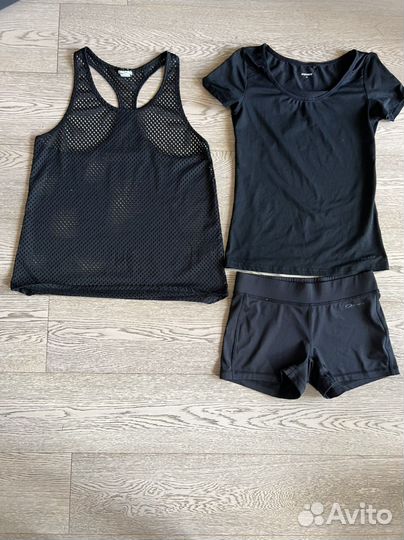 Спортивная одежда сэт (майки+шорты) demix, h&m