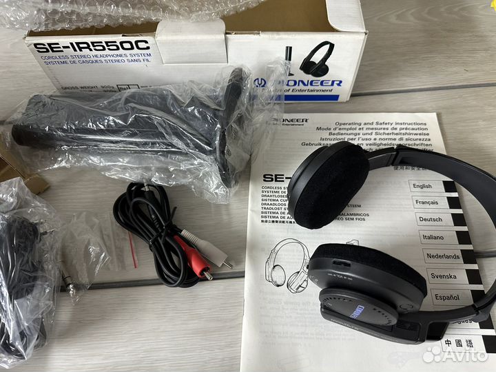 Наушники pioneer se-ir550c новые ретро Japan