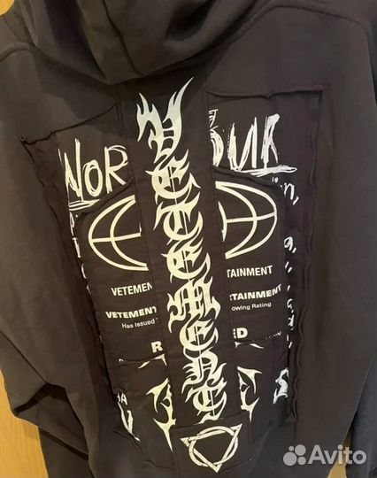 Vetements Hardcore Patch Hoodie Оригинал