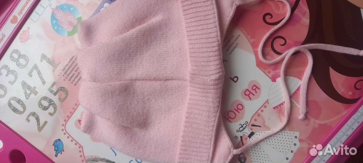 Шапка для девочки демисезон 46-48р