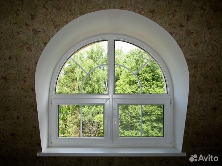 Пвх окно в коттедж