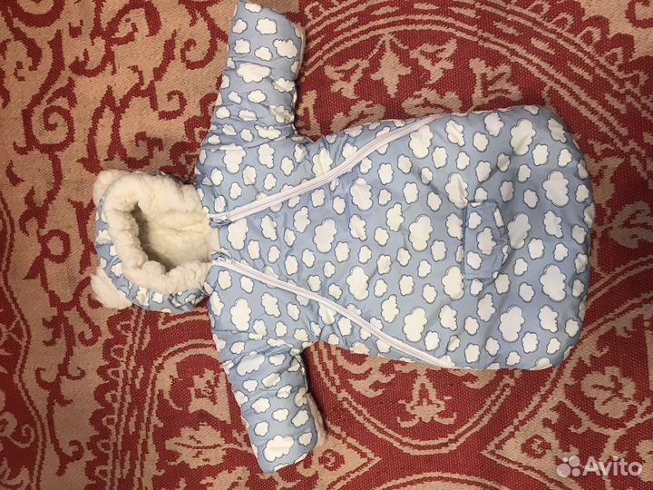 Конверт на выписку для мальчика зима