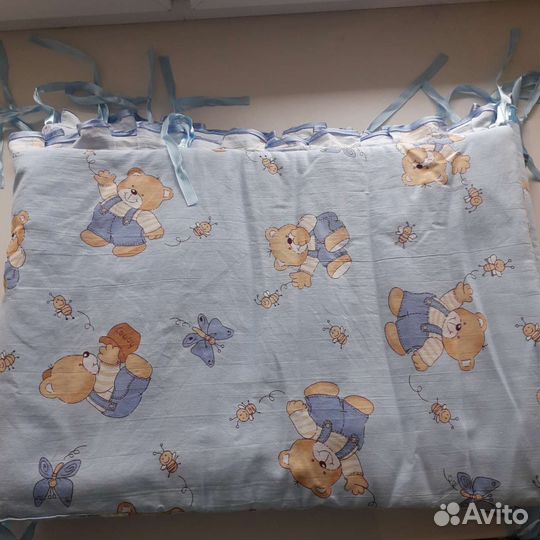 Одеяло,комплект постельного,бортики в дет.кроватку