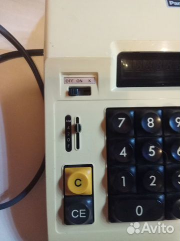 Винтажный японский калькулятор Panasonic 2601 купить в Москве, цена 1 ...