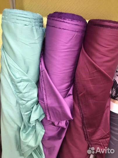 Ткань сатин однотонный