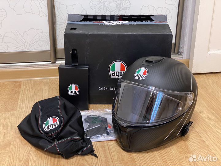 Шлем AGV E05 sportmodular carbon