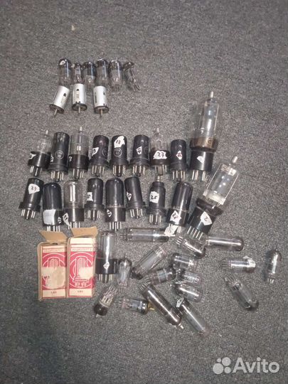 Радиолампы СССР 6V6GT 6г7с и другие