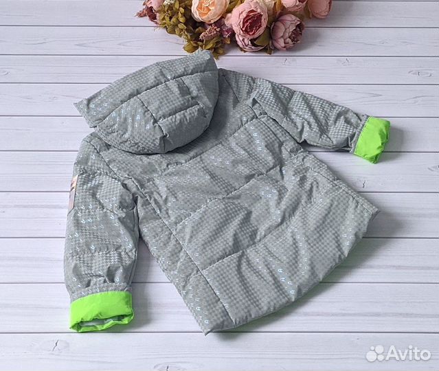 Демисезонная куртка для девочки, 116 и 134