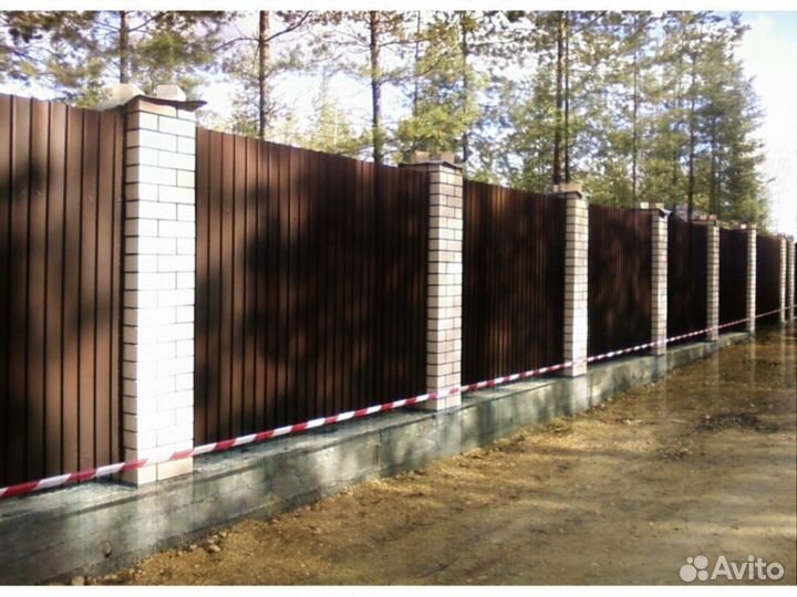 Забор из профлиста