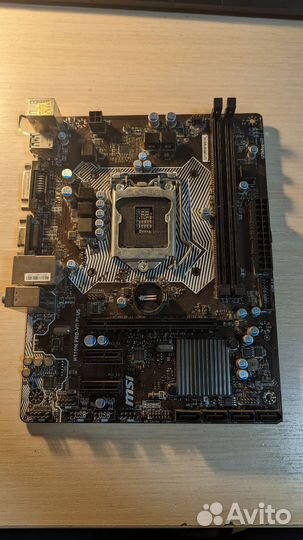Материнская плата msi h110m pro-vd plus