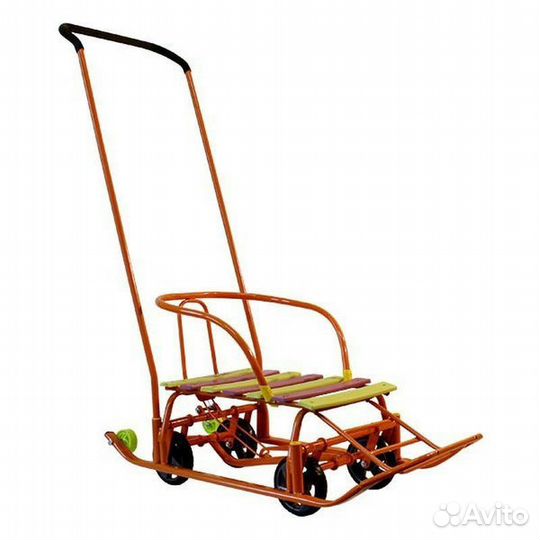 Детские санки на колесах