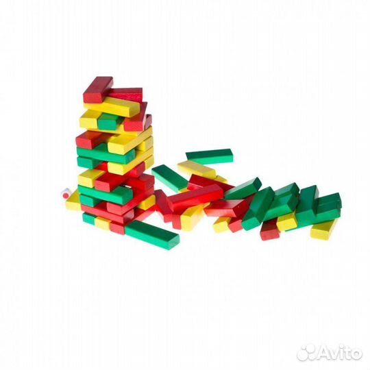 Дженга башня цветная 48 брусков