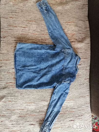 Джинсовая рубашка для мальчика