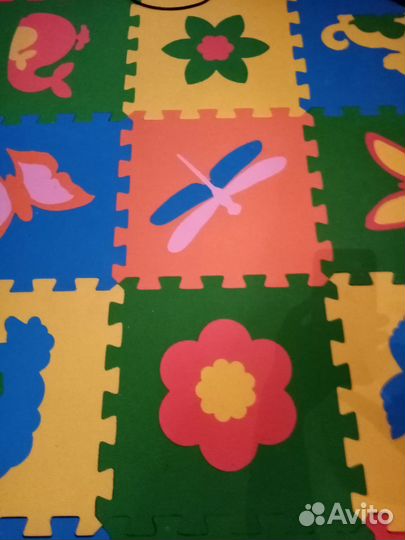 Игровой коврик пазлы для ребёнка