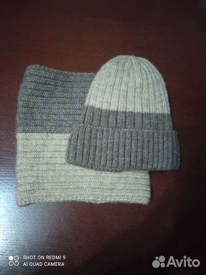 Зимняя шапка и снуд