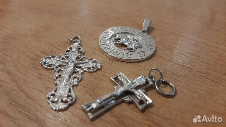 Серебряный кулон 