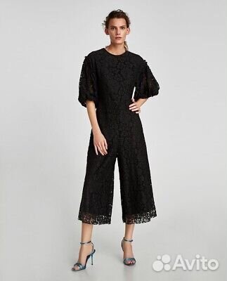Zara комбинезон кружевной, S, 42-44
