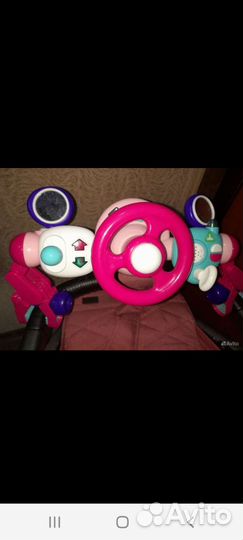 Развивающий стол и руль на коляску