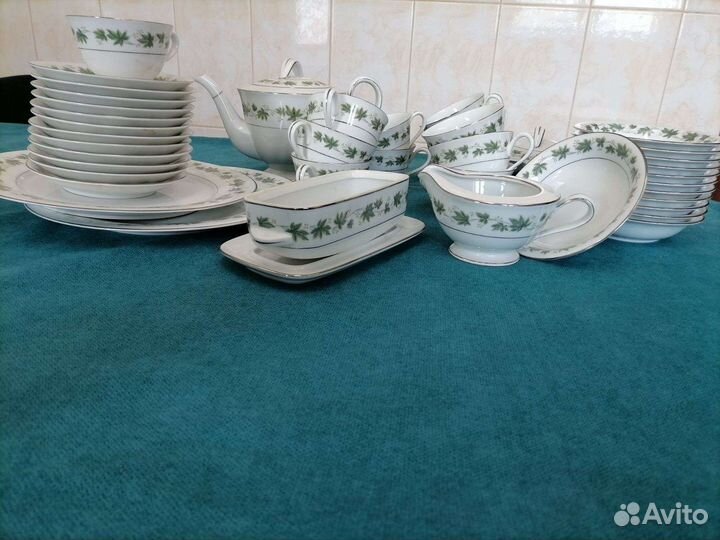 Раритет Япония 60х, сервиз столовый