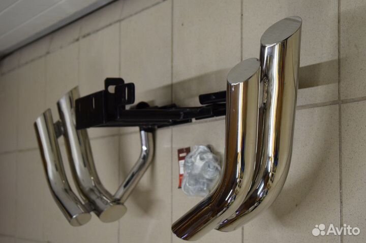 Hyundai Santa Fe 2006-2009г. Защита бампера уголки