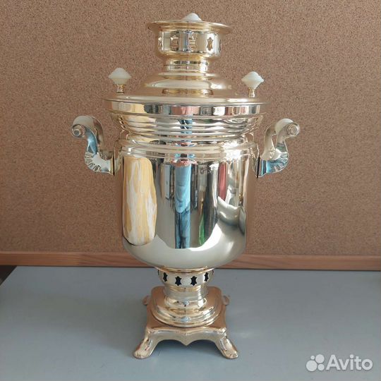 Самовар угольный (жаровой, дровяной) 2,7 литра