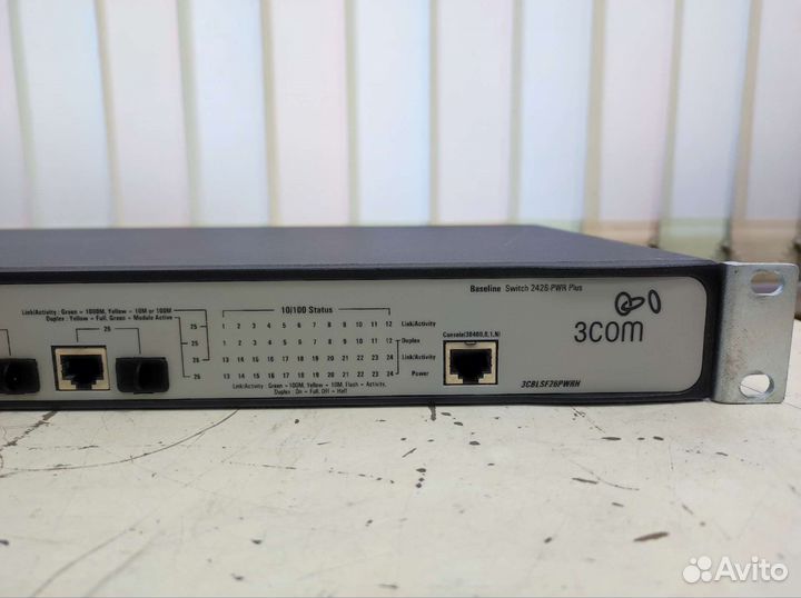 POE коммутатор 3COM (HP) Switch 2426-PWR Plus