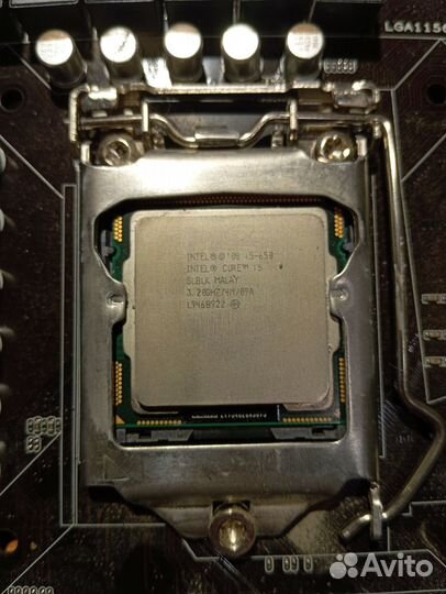 Материнская плата + i5-650 + 4gb ddr3(2x2gb)