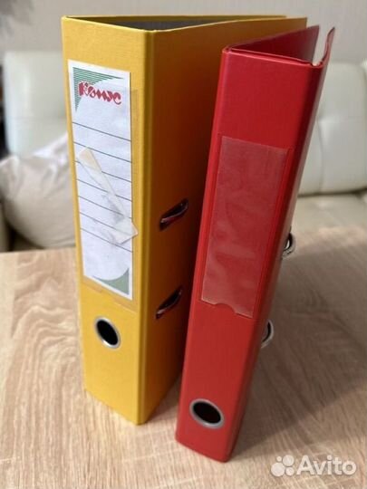 Папки с арочным механизмом, 2 шт