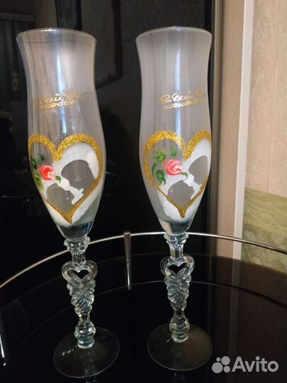 Бокалы (фужеры) свадебные