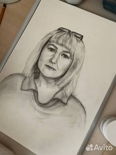 Портрет карандашом на заказ