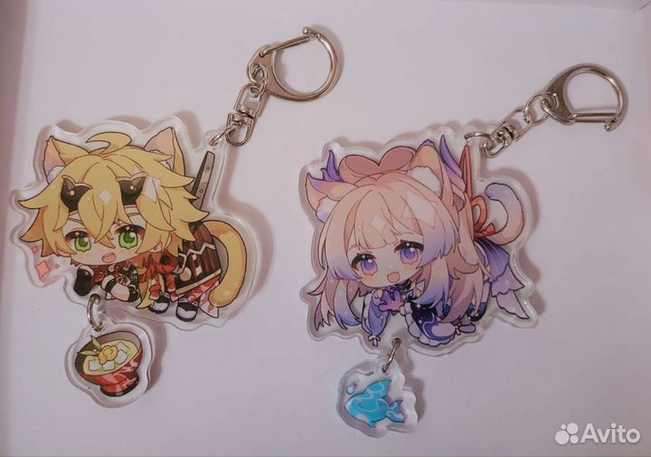 Значки, брелоки, блокноты аниме