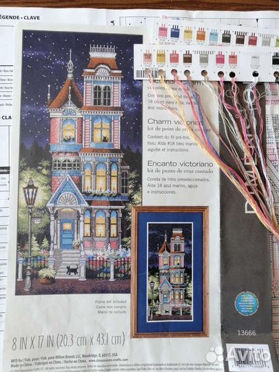 Набор для вышивания, остатки