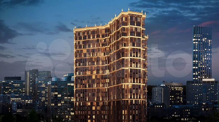 1-к. квартира, 49,8 м², 7/25 эт.