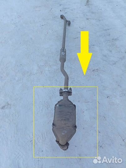 Приемная труба глушителя Renault Clio /Symbol 199